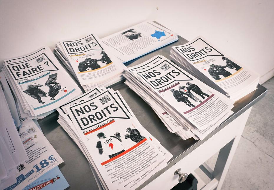 Tracts de prévention de la LDH.
