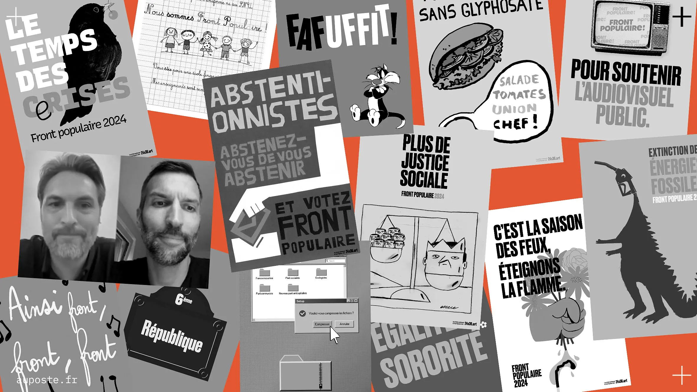 Quand le Nouveau Front Populaire s’affiche : les pépites de 24x36.art