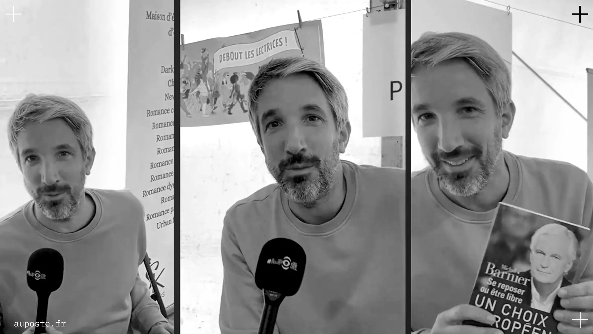 Guillaume Meurice, en direct de son stand de star de la fête de l’Huma