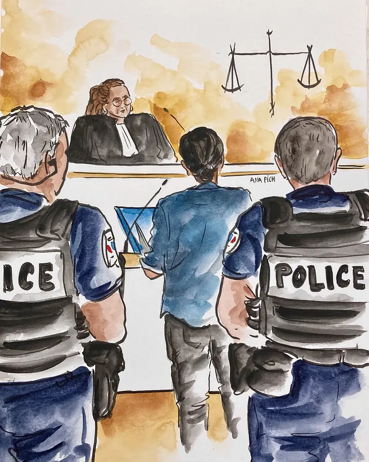 Ritchy Thibault : croquis d’une audience survoltée 